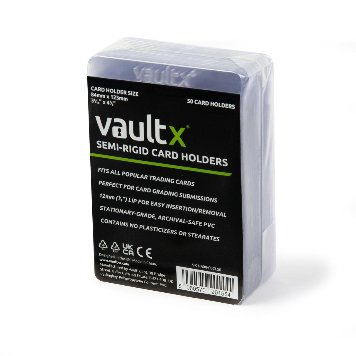 Vault X - Semi-Rigid Card Holders (50) - My Store