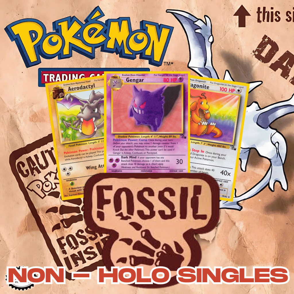 Pokémon - Fossil Non-Holo - Singles