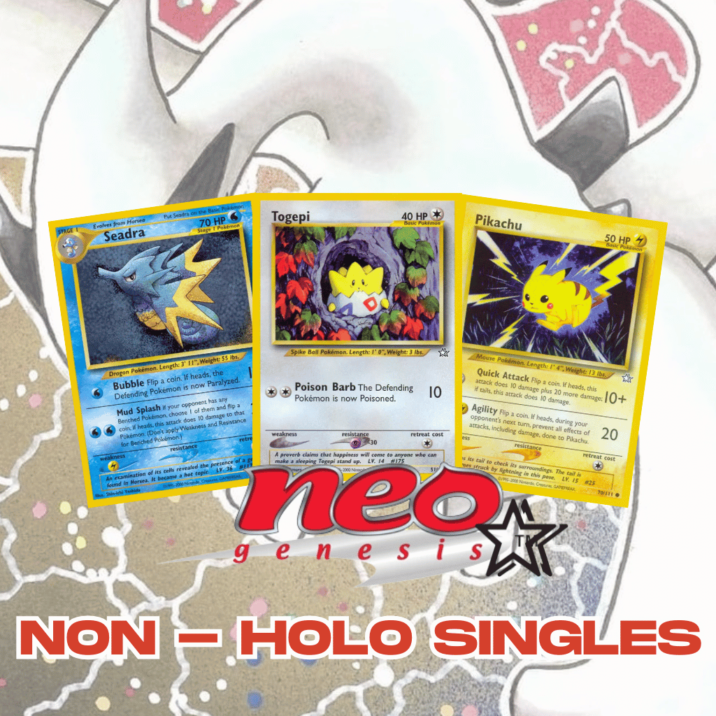 Pokémon - Neo Genesis - Non-Holo Singles