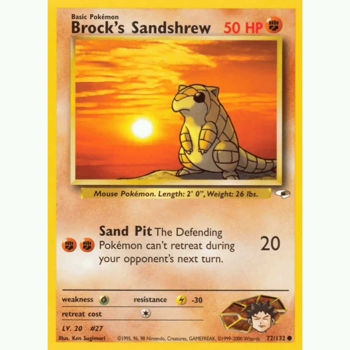 Pokémon - Gym Heroes - Non-Holo Singles