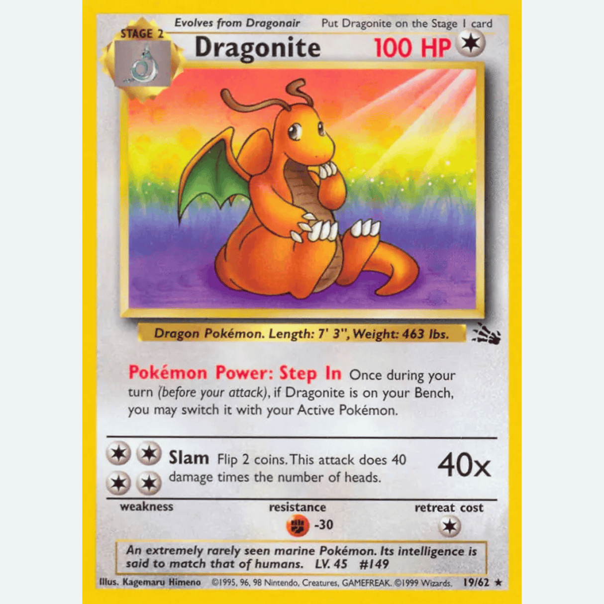 Pokémon - Fossil Non-Holo - Singles