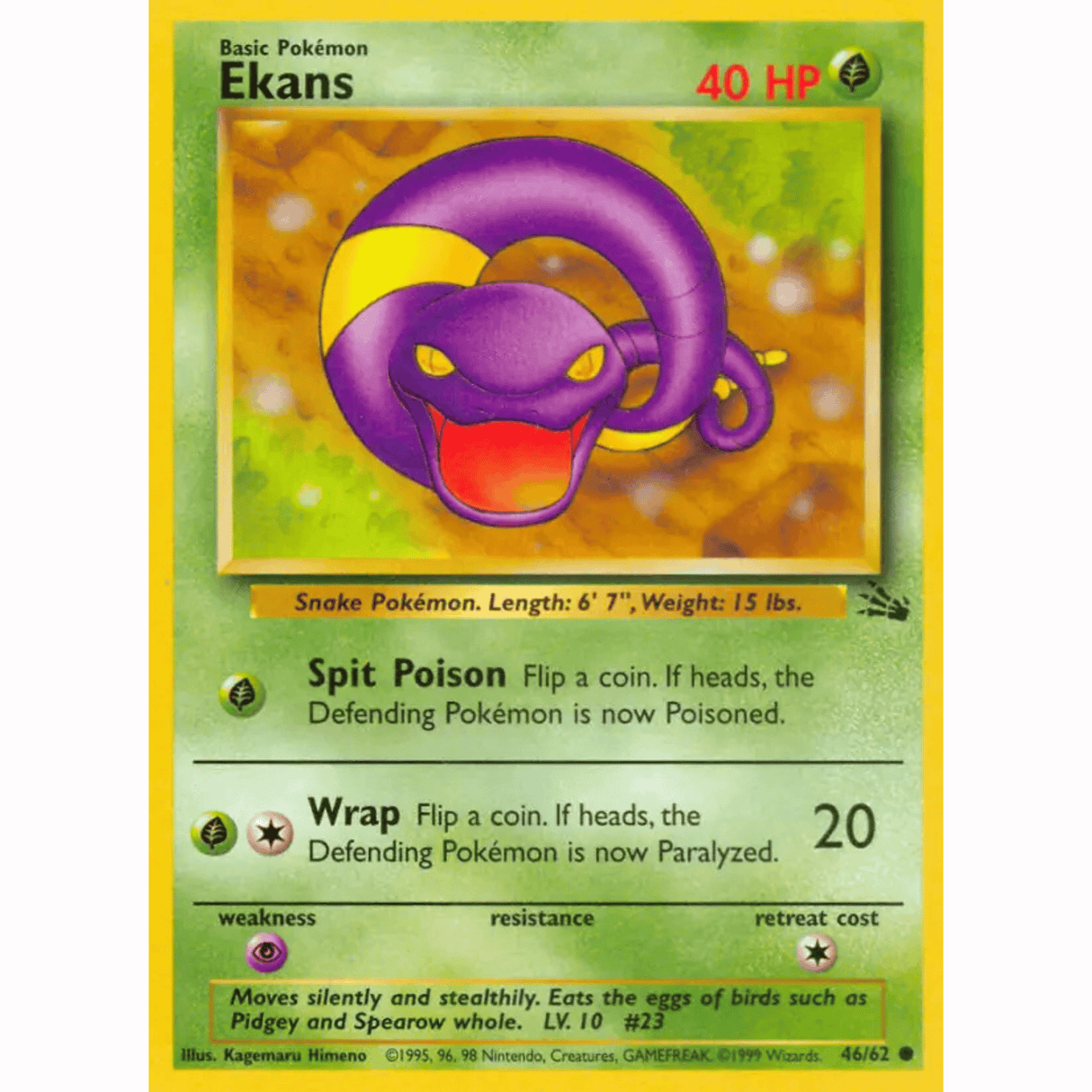 Pokémon - Fossil Non-Holo - Singles