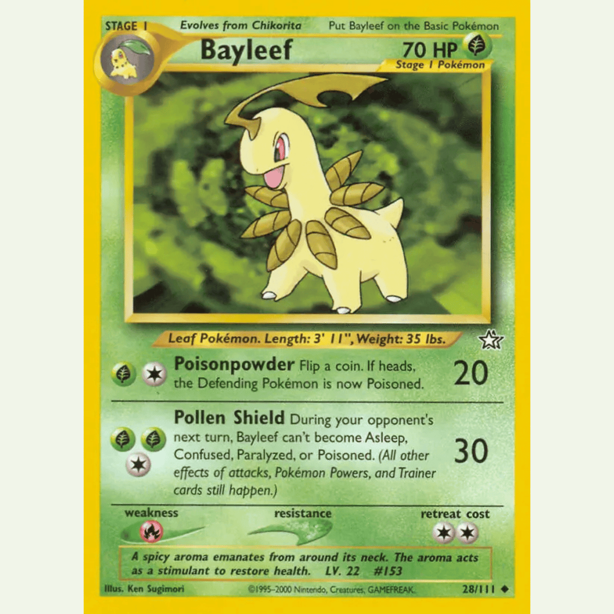 Pokémon - Neo Genesis - Non-Holo Singles