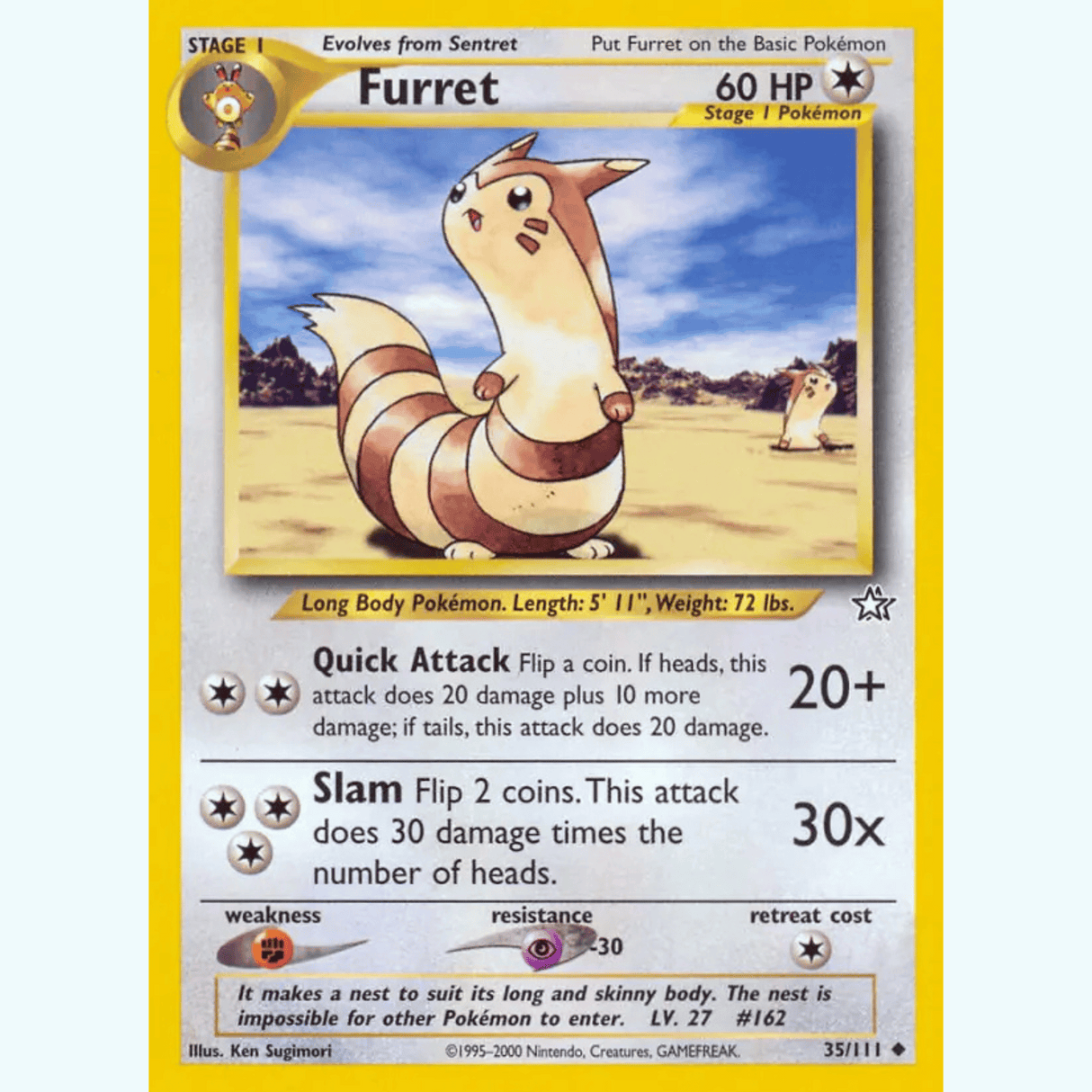 Pokémon - Neo Genesis - Non-Holo Singles