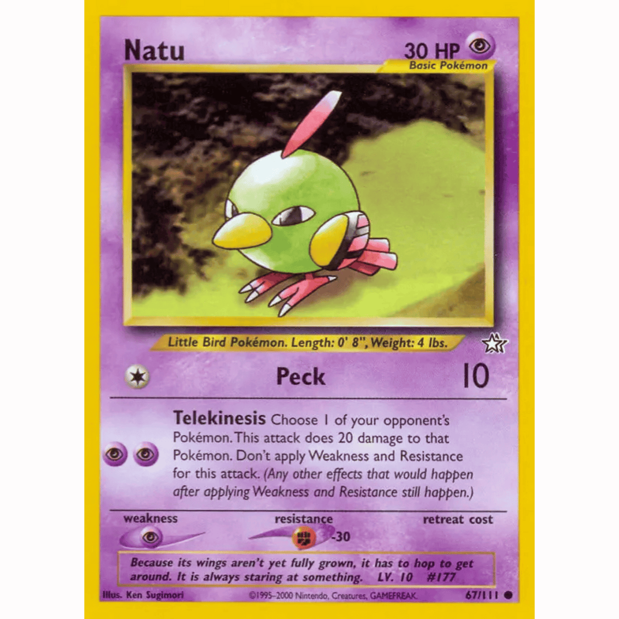 Pokémon - Neo Genesis - Non-Holo Singles