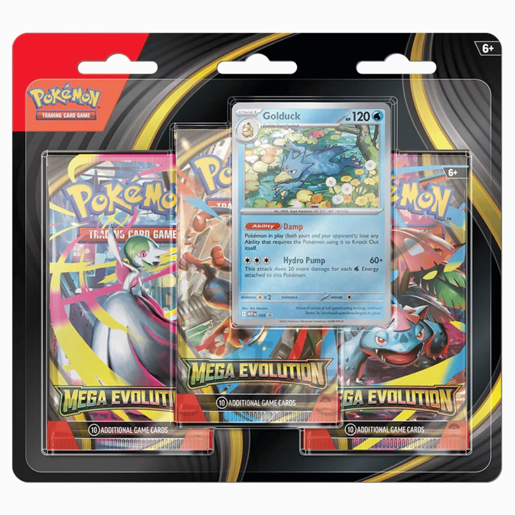 Pokémon - Mega Evolution - 3-Pack Blister - Golduck