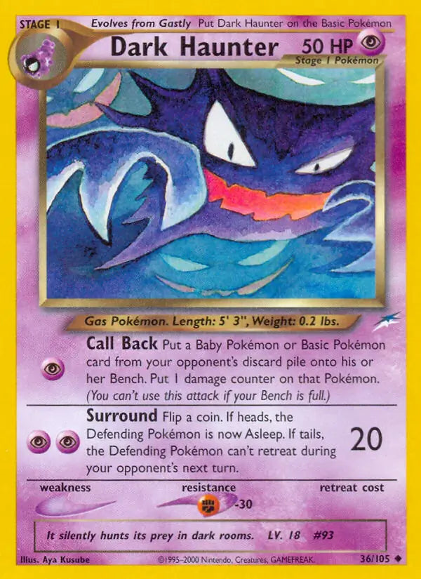 Pokémon Neo Destiny Non-Holo Singles