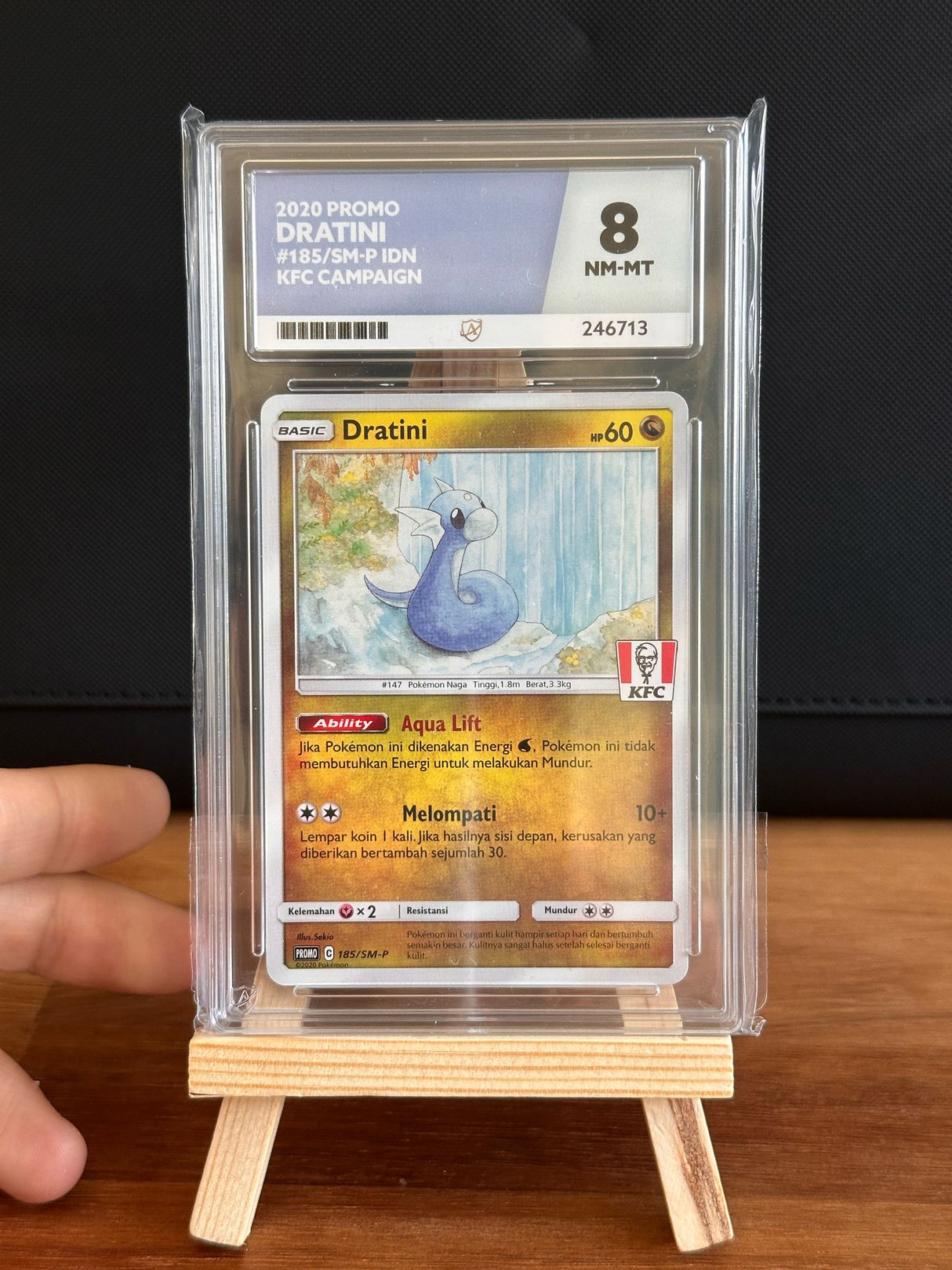 Dratini #185 ACE GEM MINT 8 KFC Promo (Indonesian) - Infinity TCG