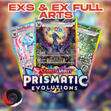 Pokémon - Scarlet & Violet - Prismatic Evolution - EX & EX SIR Singles