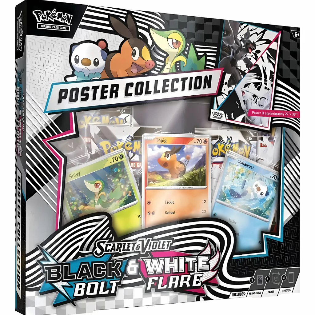 Pokémon - Black Bolt & White Flare Unova Poster Collection