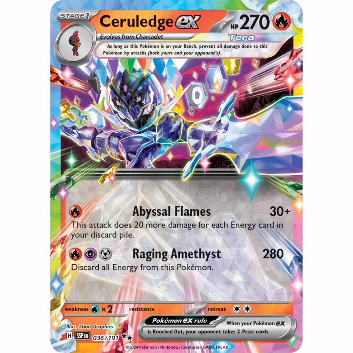 Pokémon - Scarlet & Violet - Surging Sparks - Trainer, EX & EX Full Art Singles