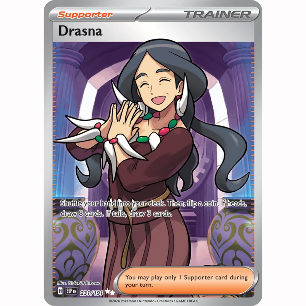 Pokémon - Scarlet & Violet - Surging Sparks - Trainer, EX & EX Full Art Singles