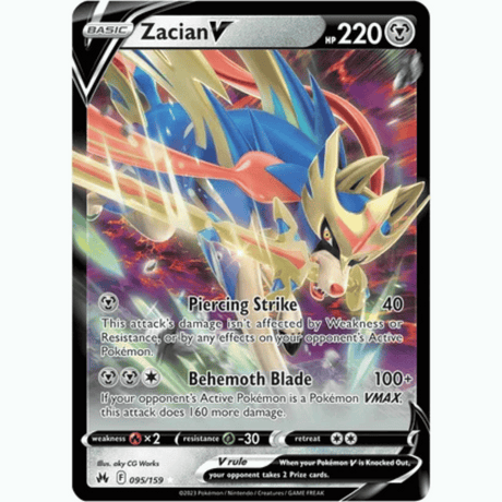 Pokémon - Sword & Shield - Crown Zenith - V/Vstar/Vmax/Trainer/Holo Energy Singles