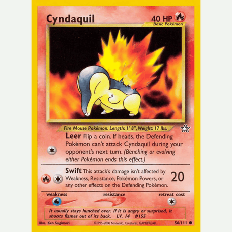 Pokémon - Neo Genesis - Non-Holo Singles