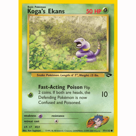 Pokémon - Gym Challenge - Non-Holo Common/Uncommon Singles