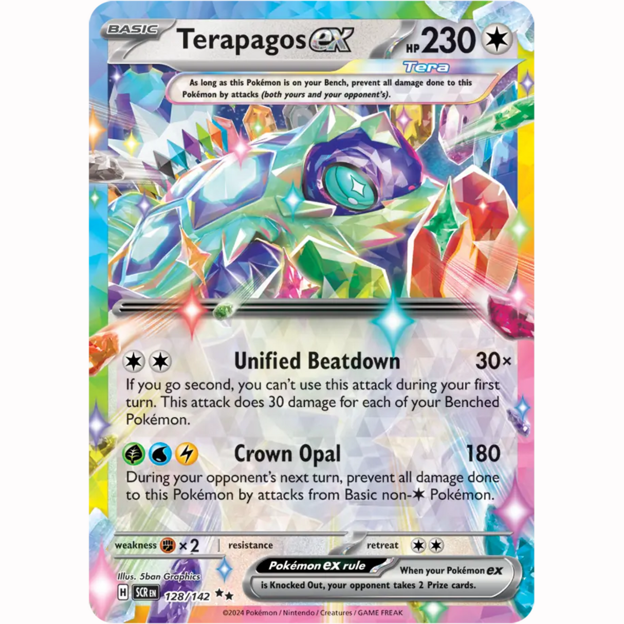 Pokémon - Scarlet & Violet - Stellar Crown - EX & EX Full Art Singles