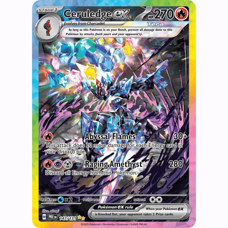 Pokémon - Scarlet & Violet - Prismatic Evolution - EX & EX SIR Singles