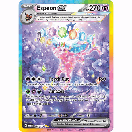 Pokémon - Scarlet & Violet - Prismatic Evolution - EX & EX SIR Singles