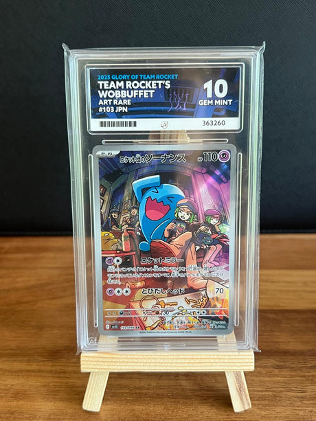 Team Rockets Wobbuffet AR #103 ACE GEM MINT 10 - Infinity TCG